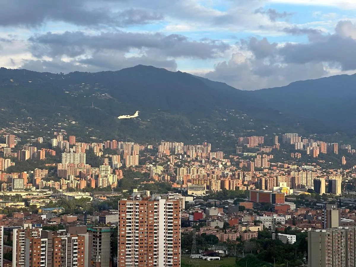 Hermosa Vista A La Ciudad De Medellin公寓 哥伦比亚