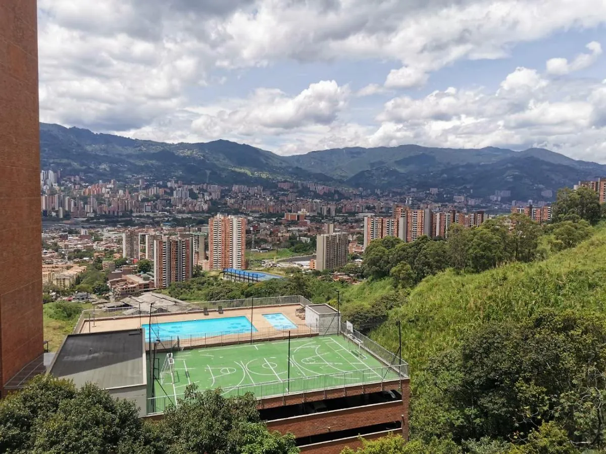 Hermosa Vista A La Ciudad De Medellin公寓 麦德林